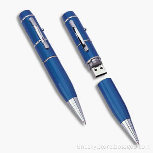 Pen-shaped USB Flash Drives with 128MB to 16GB Flash Memory Capacity and Password Function